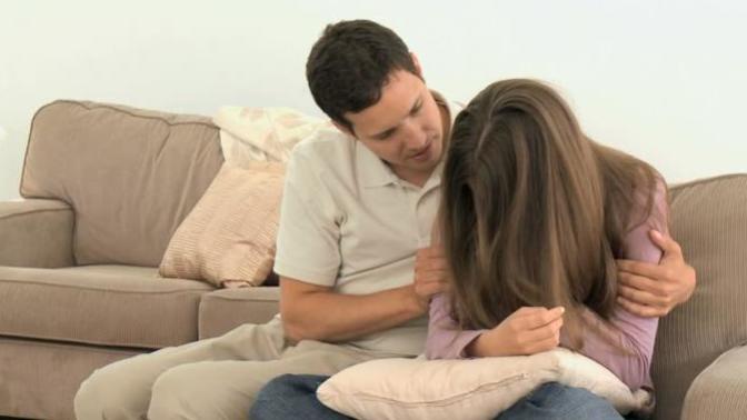 Guys, how do you calm a girl down when she has a emotional breakdown?