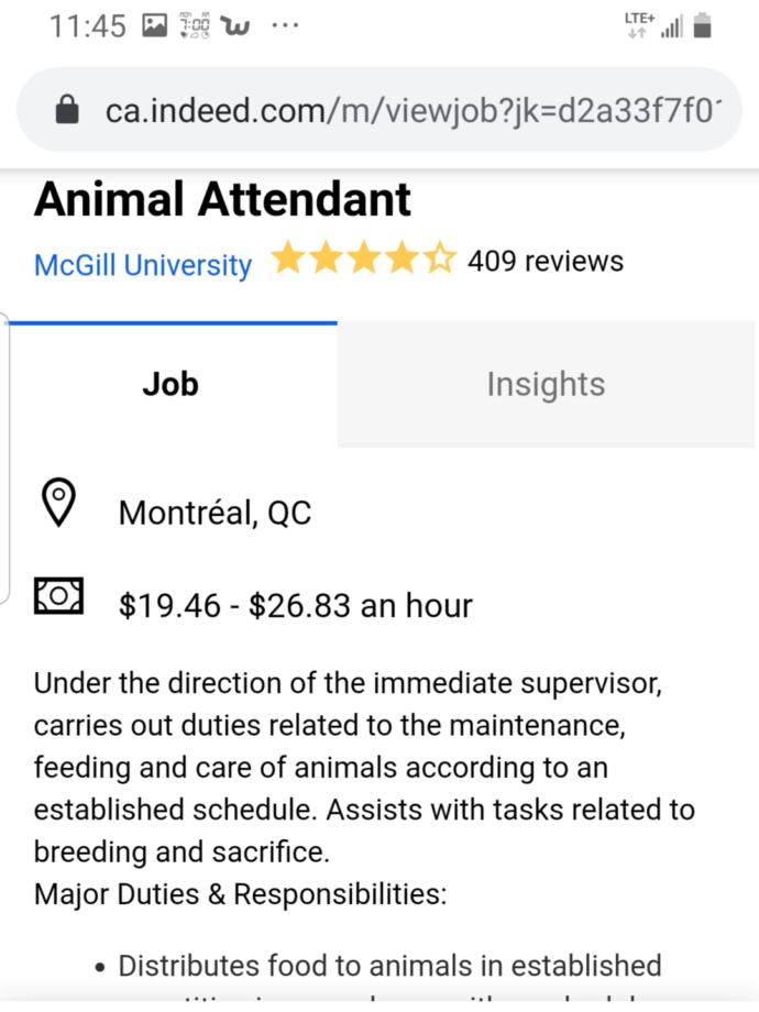 Should I apply for a job if it includes animal sacrifice?