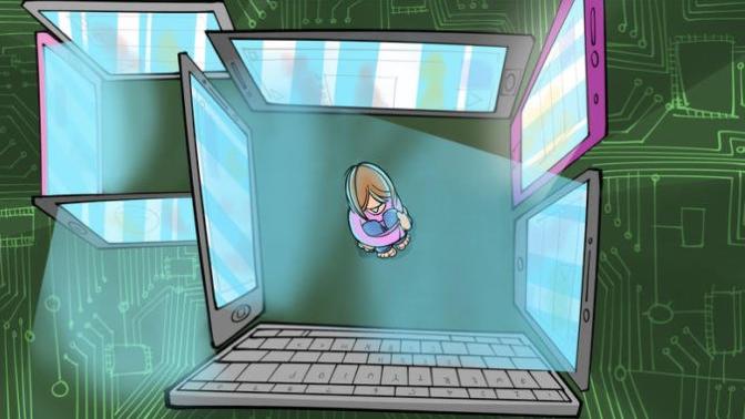 How to get rid of Internet addiction specially if one is masochist and the things he search and find are terrible?