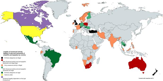 Since bestiality is legal in so many countries, do female incels just get a dog to keep them company?