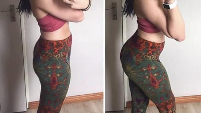 How do you feel about girls who pose like this to make themselves look "thicker"?