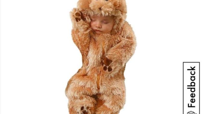 Should a baby wear a costume for Halloween?