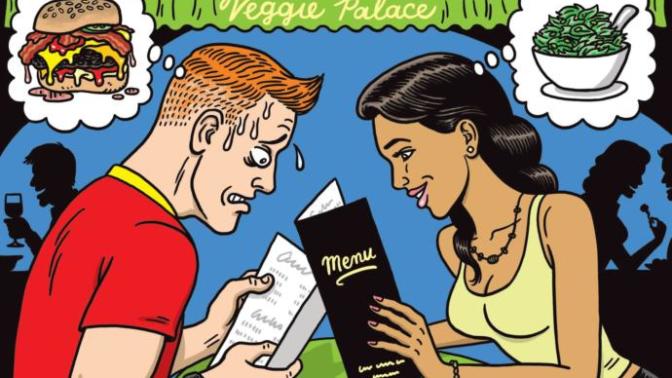 Can a vegetarian and a person who eats meat work as a couple?