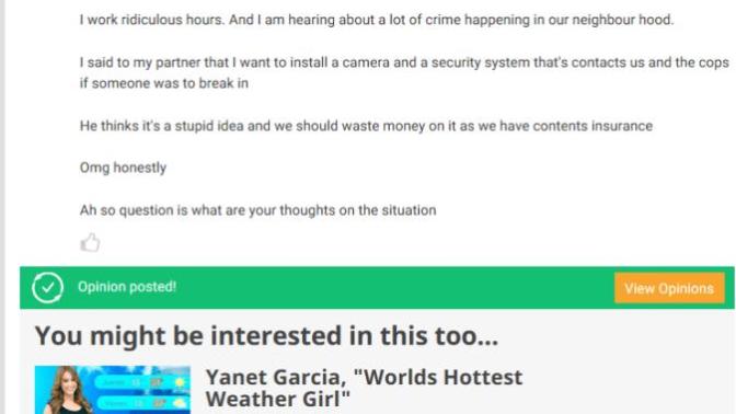 All right GaG. What exactly do you suggest questions based on?