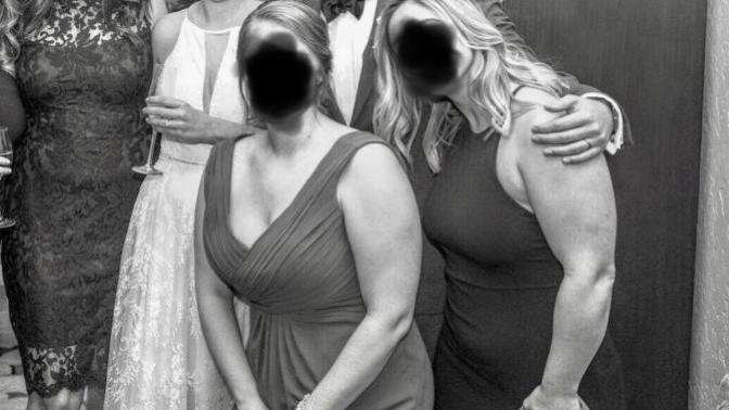 Why would someone say the girl on the right in this photo has masculine features but not the girl on the left?