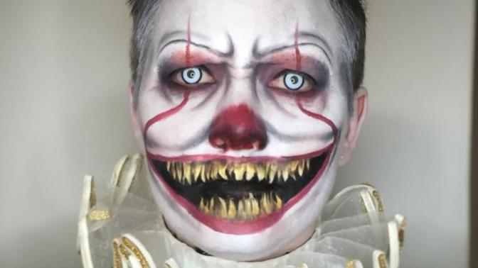 Have you ever tried doing Halloween make-up/face paint instead of wearing a mask or just costume pieces?