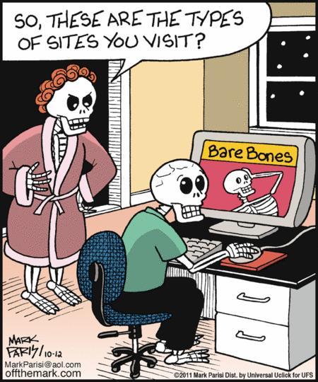 I’ll let you see mine, if you let me see yours! …OK, you knew I was talking about Halloween humor right?
