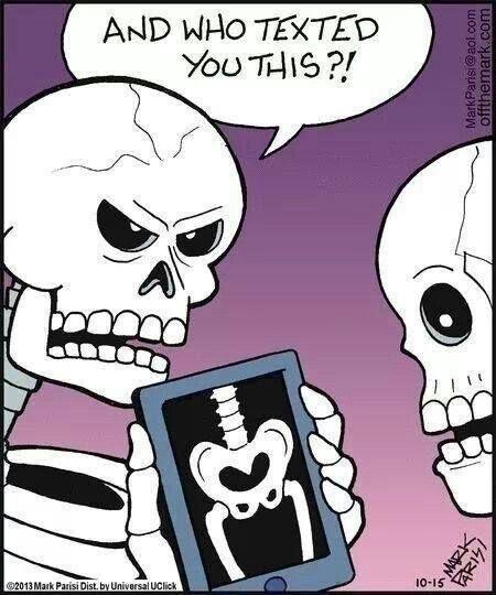 I’ll let you see mine, if you let me see yours! …OK, you knew I was talking about Halloween humor right?