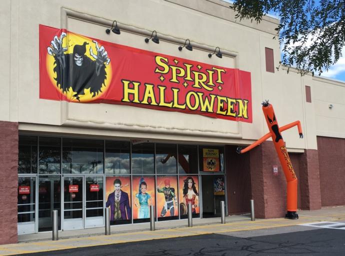 What is the most interesting costume option from the Halloween spirit store in 2019 and what are you dressing up for Halloween if you are doing so?