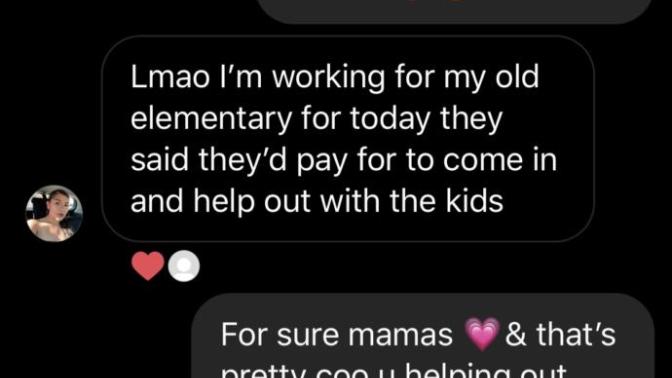 I’m not really able to think of something sweet to say to her In reply 😪?