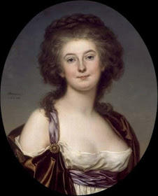 Portrait of Charlotta Eckerman by Adolf Ulrik Wertmüller, 1784. This was a common everyday style for women of the time.