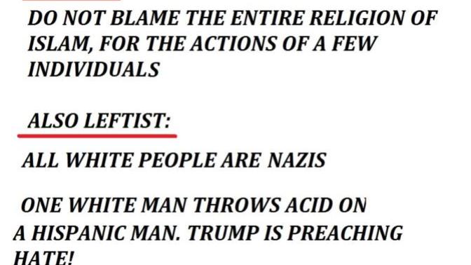 Should there be a section of GAG called "Leftists' Behavior"?