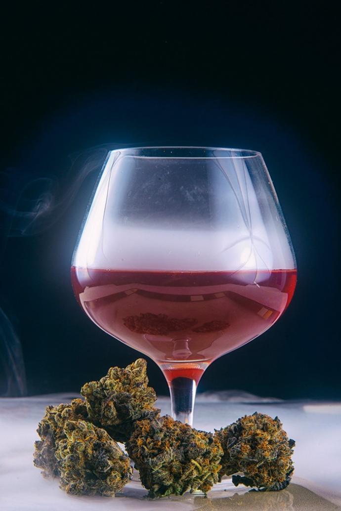 To settle your nerves and break the ice on a first date, would you rather drink wine or smoke marijuana?