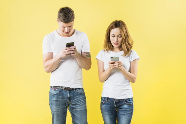 If youre at home with your partner or your family, do you ever text them even though youre in the same house?