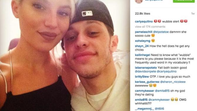 Ladies why does that butt ugly dork Pete Davidson keep getting hot women?