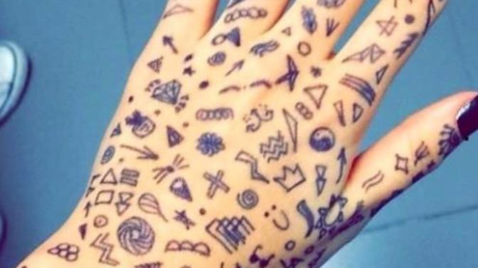So I drew on myself with a sharpie again, and I know y’all said it can’t do anything, but I drew a lot so it must be causing some harm, right?