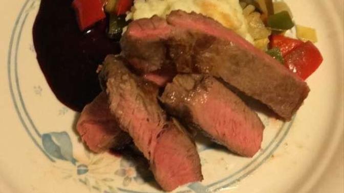 How’s my presentation on this steak?