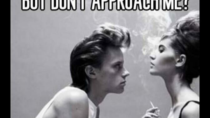 Why do boys always stare at me from a distance but never approach me?