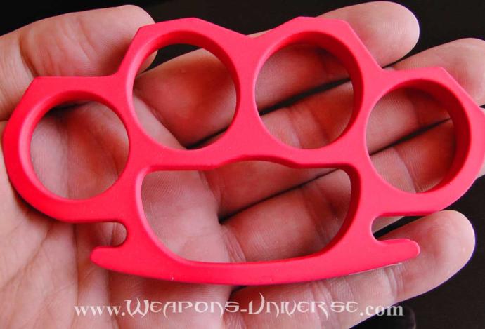 Man gives out free brass knuckles to females because of sex trafficking. Helpful or not helpful?