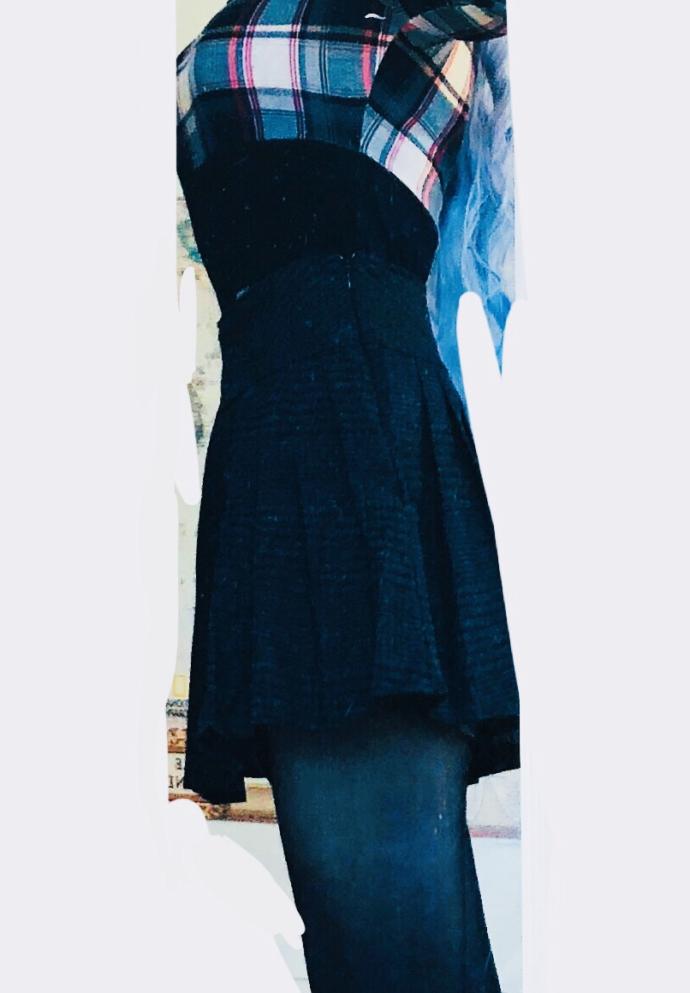 #55 Skirt : #DIGITORDONATE (Auxiliary Question: Can the dress under pass as an outfit)?