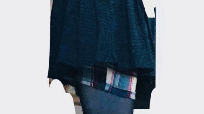 #55 Skirt : #DIGITORDONATE (Auxiliary Question: Can the dress under pass as an outfit)?