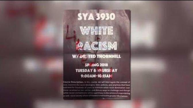 Do you support the inclusion of courses such as "White Racism" and "The Problem of Whiteness" in College?