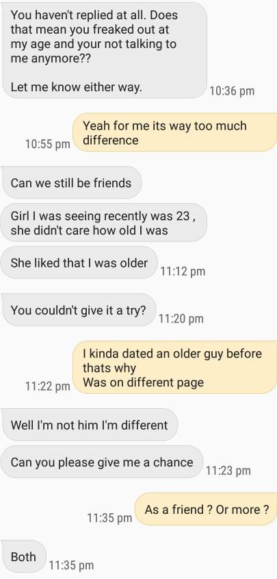 Should I give him a chance?