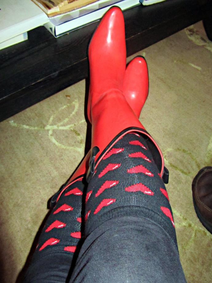My new Rain Boots arrived today. Do you think these look good for Winter and would you wear them?