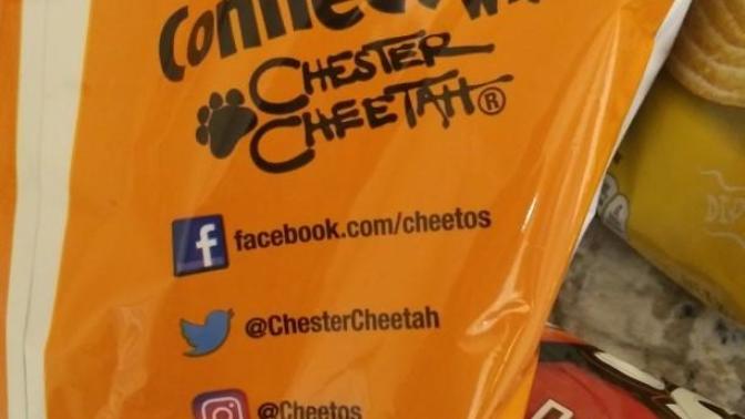 If you had something to say to the Cheeto's Chester Cheetah what would it be?