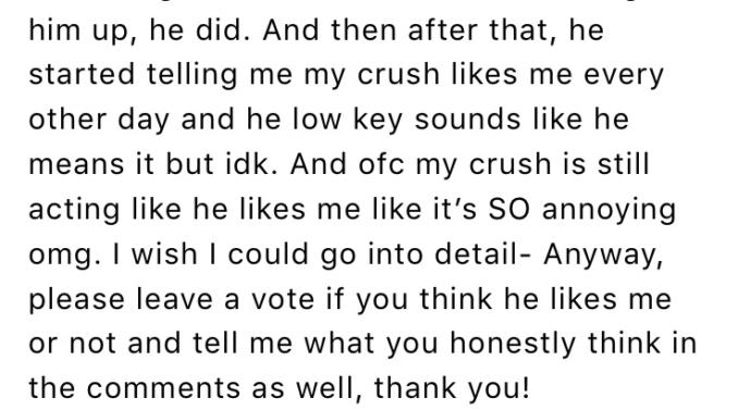 Does He Like Me? Crush Confusion?