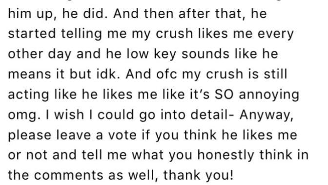 Does He Like Me? Crush Confusion?