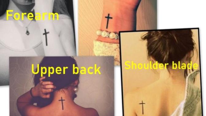 Where should I place the Cross tattoo? Where should I place the Cross tattoo?