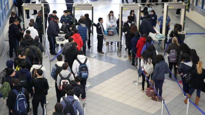 Would you agree with schools implementing airport security systems as a measure to reduce mass shootings in schools?