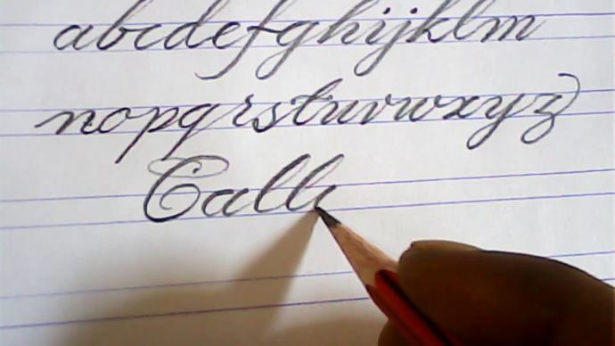 Can you read cursive handwriting?