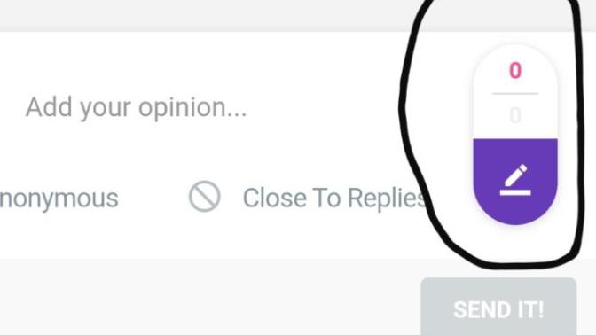 Is there anyway to remove this thing I have circled in the picture below off the screen on Gag?