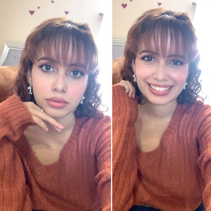 Short curly hair with bangs (no straightening ) is it cute or out of style?