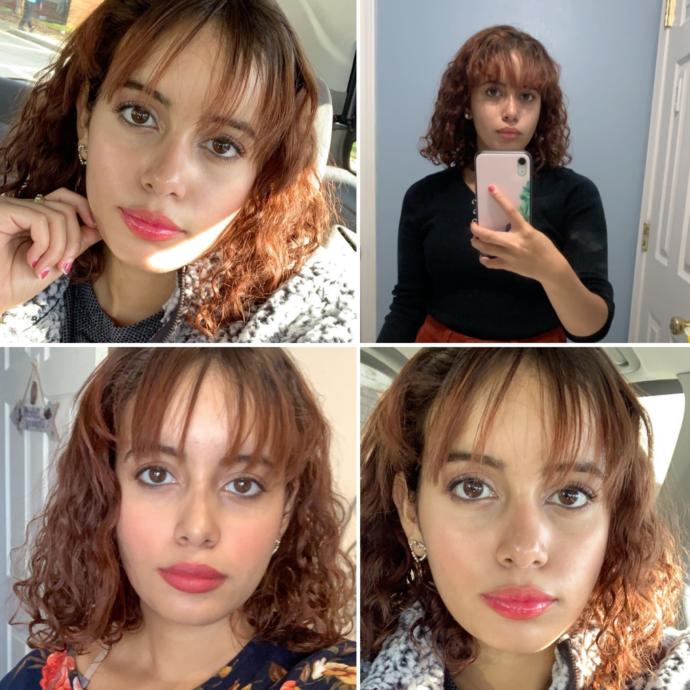 Short curly hair with bangs (no straightening ) is it cute or out of style?