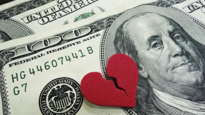 If most divorces happen because of financial problems, does that mean that most marriages were done for financial reasons as a convenience?
