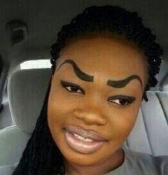 Whats up with the eyebrow deformation fetish?