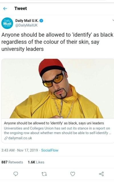 Should people be allowed to identity as whatever race they want?