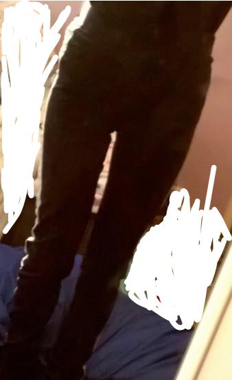 Leggings from the front