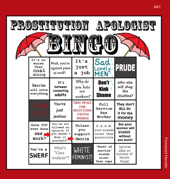 What is your view on prostitution, are you for or against it?