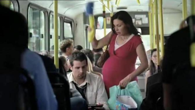 Would you give your seat on a bus to a pregnant woman or an overweight woman?