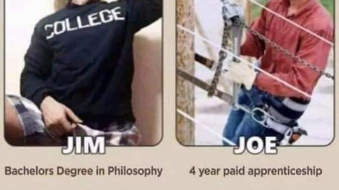Is an education overrated or underrated?