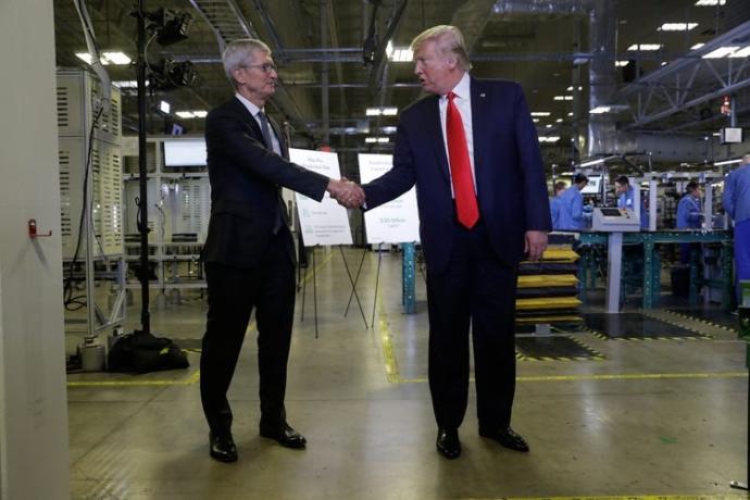 Trump opens a new Apple plant in Texas. Is that good enough for you?