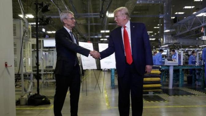 Trump opens a new Apple plant in Texas. Is that good enough for you?