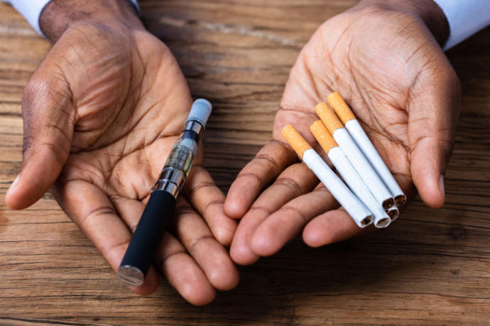 Vaping vs smoking