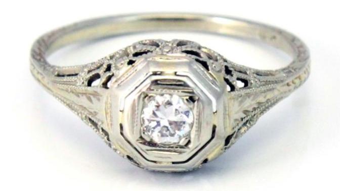Men, would you think that a woman was engaged if she wore a diamond ring on her middle finger?