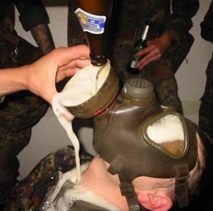 Is this person drinking responsibly?