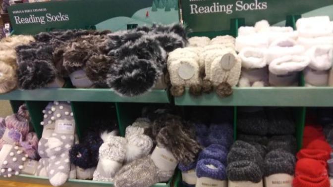 What do you think of the idea reading socks?